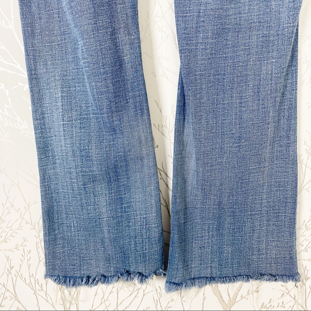 REROCK for EXPRESS Bootcut Raw Hem Ankle Jeans Size 8 - Picture 8 of 14